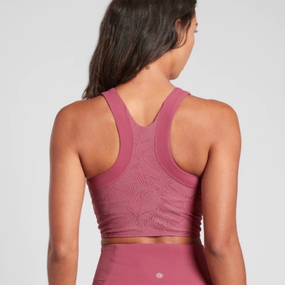 Athleta Conscious Crop Luxe Lace XS